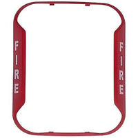 System Sensor BZSPRC-F L-Series "FIRE" Compact Bezel for Ceiling-Mount Horn Strobe, Works with SCRL Model, Red