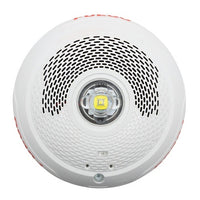 System Sensor SPSCWLED-SP L-Series Indoor Speaker Ceiling-Mounted LED Strobe, "FUEGO", White