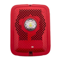 System Sensor SPSRKLED Outdoor LED Speaker Strobe Wall, Fire, Red