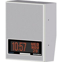 Bogen NQ-S1810WBC Wall Baffle Combo Speaker with Integrated LED Text Display and LED Flasher, VoIP