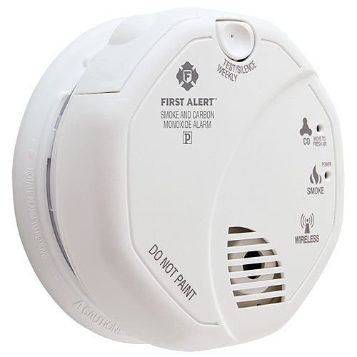 First Alert ZCOMBO-G Z-Wave Enabled Battery Smoke and Carbon Monoxide Combo Alarm, Works with the Ring Alarm Security Kit