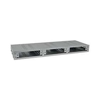 ComNet C3-US 1-RU High Card Cage with 120-240V/AC Power Supply, 19", Satin Silver