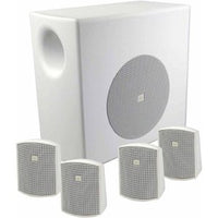JBL Professional C50PACK Packaged Surface-Mount Subwoofer Satellite Loudspeaker System, Black