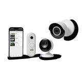 First Alert CAMW-WI VX Series VX5 2MP HD Indoor Wi-Fi Camera, WDR, White