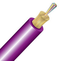 Cleerline TN012M4D9MP-B BendSafe Distribution Cable, Multimode, OM4, 12 Strand, Plenum, Magenta, Cut to Order