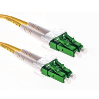 Cleerline 3DOS2LCLC03M-APC XD Series Bend Performance Duplex Patch Cable, LC/APC-LC/APC, OS2, 3.0 mm Riser, Yellow, (3M) 9.8'