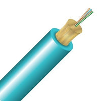Cleerline 4D50125MOM3L-B SFF Micro-Distribution Cable LT, 4 Strand, LSZH-CPR I/O, 50/125, OM3, Aqua, Cut to Order
