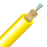 Cleerline 6D9125SMOS2R SFF Micro-Distribution Cable LT, 6 Strand, Riser, 9/125, G657 A2/B2 OS2, Yellow, Spool, 1000'