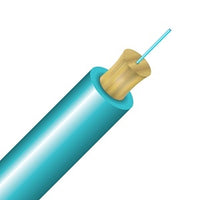 Cleerline S50125MOM3P-B SSF Simplex Cable, Plenum I/O, 50/125, OM3, Aqua, Cut to Order