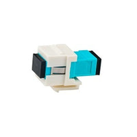 Cleerline SSF-SC-MMKILA Fiber Optic Keystone Insert, Simplex SC to SC, Multimode, Light Almond