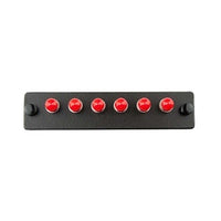 Cleerline SSF-ST06-MM-SM LGX Adapter Plate, 6 Fiber, Simplex, ST/UPC, 50 µm OM3-4 or 9 µm OS2