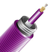 Cleerline 12IAD50125MOM4P 12 Strand SSF Interlocking Armored Micro-Distribution LT, Plenum, 50/125, OM4, Spool, 1000'