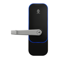 Centrios CEE100TD-AU-BSP-SC-KR Exit Trim Key-in Lever, Schlage Keyway, Augusta Lever, Black Suede