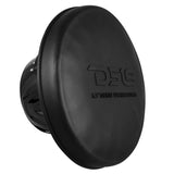 NXL 6.5" 2-Way Coaxial Marine Speaker With LED RGB Lights 100 Watts Rms 4-Ohm - Black Carbon Fiber