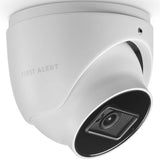 First Alert CX4TE08F28PW 8MP AI Cloud Turret Camera, 2.8mm Fixed Lens