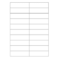 Comelit 1220 Name Tag Sheets for 316 Analog Entrance Panel