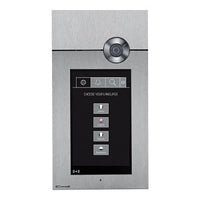 Comelit 3454S 316 VIP Touch Audio‑Video Entrance Panel, 8" Capacitive Touch Screen, IK08, Stainless Steel