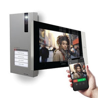Comelit KVQ8570 IP Video Intercom Kit with 7" Wi-Fi Monitor and Quadra Entry Panel