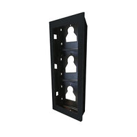 Comelit UT9163B 3-Module Flush-Mounted Frame, Black