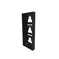 Comelit UT9173B Surface-Mounted Housing with 3 Ultra Modules, Black