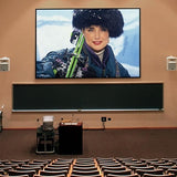 Draper 253109TF 220" HDTV ShadowBox Clarion TecVision XT1000X, White