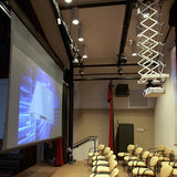 Draper Z454210-2 SL12 Scissor Lift for Projector with Custom Cable Kit, 12' Maximum Lowering Distance