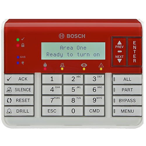 Bosch B925F Combination Fire and Intrusion Keypad, SDI2