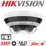 IN STOCK! Hikvision PanoVu DS-2CD6D54G1-IZS 20MP Outdoor Multisensor Network Dome Camera with Four 2.8-8mm Lenses & Night Vision