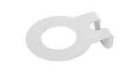 Digital Watchdog DWC-D1WMW Wall Mount Bracket for Indoor Dome Cameras, White