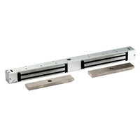 DynaLock 2268-20-US28-DYN2-LED2 Double Slim Line Magnetic Lock with Bond Sensor and LED Indicator