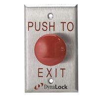 DynaLock 6290-LED Palm Switch Push Buttons with Green/Red LED Indicator