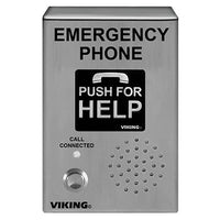 Viking E-1600-03-IP VOIP Stainless Steel Emergency Phone, Handsfree