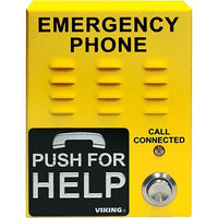 Viking E-1600-45-IPEWP VoIP Emergency Phone with Enhanced Weather Protection, ADA and CE Compliant, Yellow