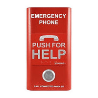 Viking E-1600-RD-IPEWP Compact VOIP Emergency Phone with Ewp, Red Finish