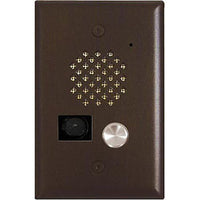 Viking E-50-BN-EWP 1-Gang Video Entry Compact Phone with Enhanced Weather Protection, Bronze