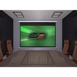 Elite Screens M110HE12 Manual Tab-Tension Pro Series Pull-Down Projector Screen, Matte White