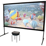 Elite Screens OMS120H2-DUAL Yard Master WraithVeil Dual Series 120" Outdoor Portable Projector Screen, 16:9