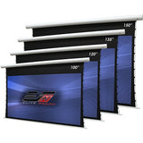 Elite Screens SKT100XHD5-E12 Saker Tab-Tension CLR-S CineGrey 5D 100" 16:9 4K/8K Ultra HD 12" Drop Motorized Projector Screen