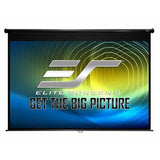 Elite Screens M100XWH-E24 100" Manual Series Projection Screen, 16:9, CineWhite