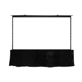 Elite Screens QS145HT QuickStand 5‑Second 145" 16:9 Floor‑Rising Projection Screen, CineWhite