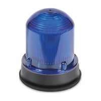 Kidde 125LEDFB24DB Battery Powered LED Strobe Light with Adjustable Locking Magnet Base, Clear and White Lens