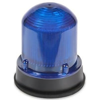 Edwards Signaling 125LEDSB24DB 125 Class Standard Steady-On LED, Black Base, Blue