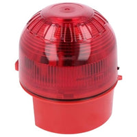 Kidde PSB-0039 High Power 5J Xenon Beacon with Deep Base, 10-60VDC, Red Body, Red Lens