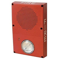 Edwards Signaling WG4RF-SVMHC Genesis WG4 Series Speaker Strobe, FIRE Marking, High Candela, Red