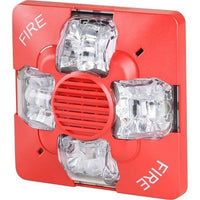 Kidde EWGSVRF WGSVRF Outdoor Speaker/Strobe, 15-30CD, "FIRE", Red