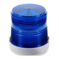 Kidde 48FINB-E1 48SINB‑G1‑20WH 4‑9/32″ Steady‑On Incandescent Beacon, 24VDC, Blue