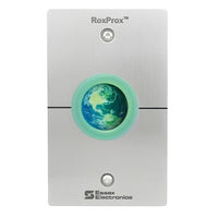 Essex PRX-2S RoxProx Single Gang Proximity Reader Stainless Faceplate, Blue Globe