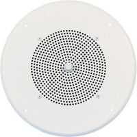 Speco G86T 86 Series 8" 70/25V Classic Grille In-Ceiling Speaker with Volume Control Knob, White