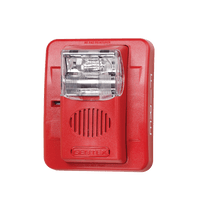 Gentex GHSAPR Commander3 Series Horn/Strobe Notification Appliance, Red