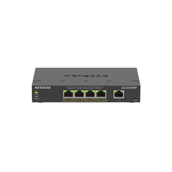 Netgear GS305EPP-100NAS 300 Series SOHO Plus Ethernet Plus Switch